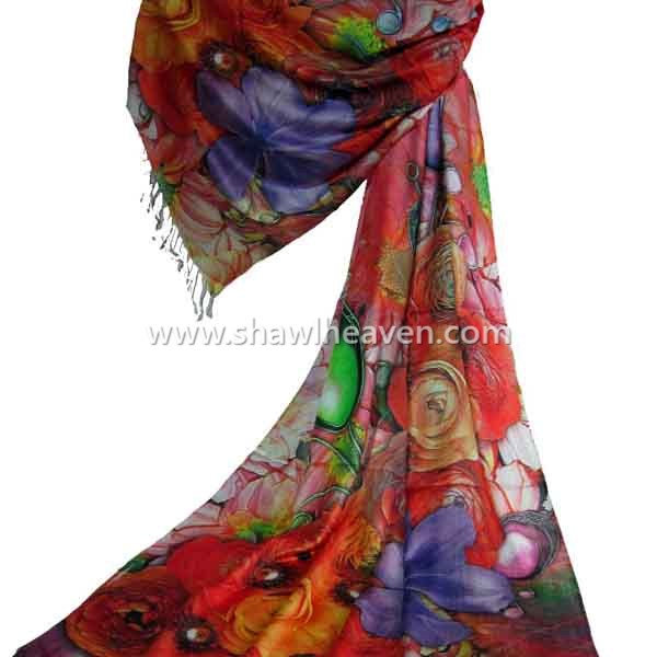 modal digital print promotional scarf/stole/foulard/hijab